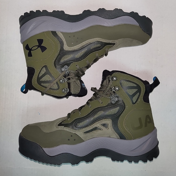 Under Armour Charged Raider Mid Waterproof Hiking Boots 3024265-300Men's 8 - Picture 7 of 9
